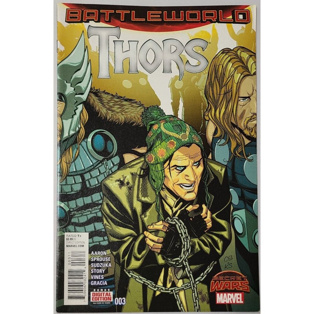 Thors 3 Marvel Comics 2015 FN/VF Chris Sprouse Cover A Battleworld Secret Wars